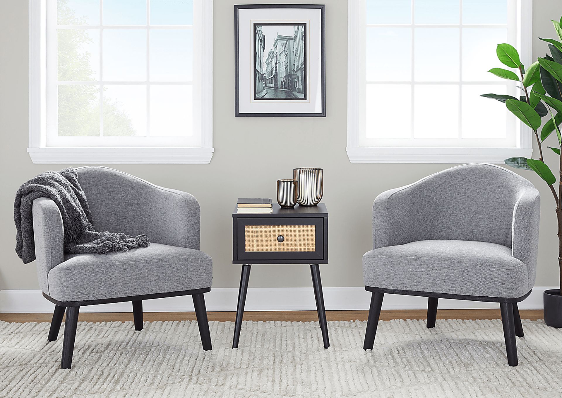 Tumpkins Gray Accent Chair - Image 2