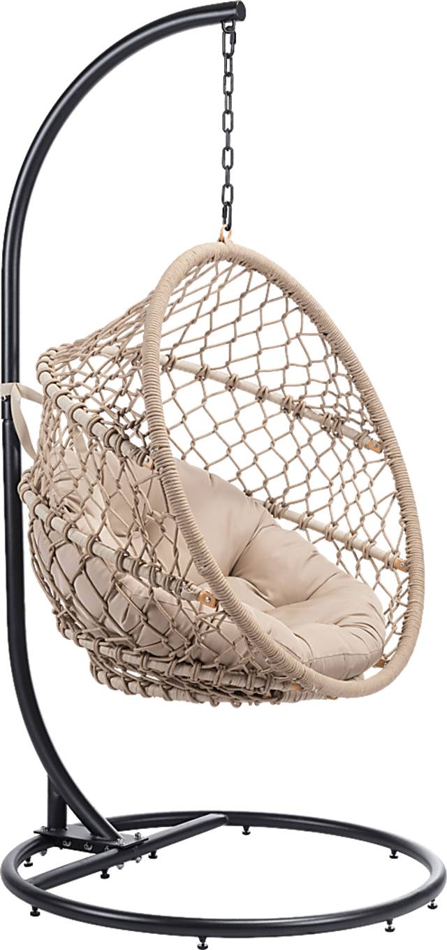 Tumwater Natural Outdoor  Hanging Chair - Thumbnail - Image 6