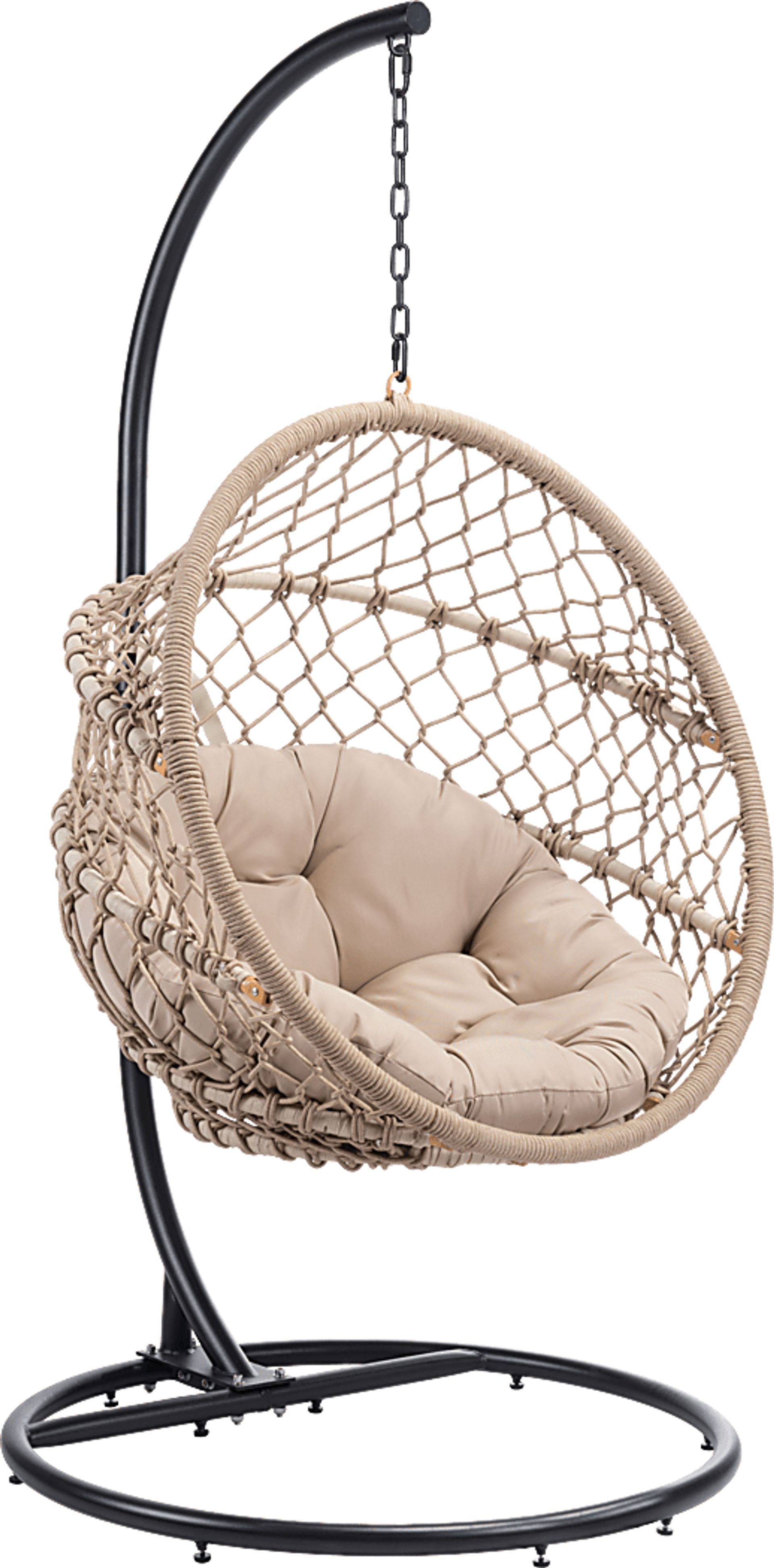 Tumwater Natural Outdoor  Hanging Chair - Image 1