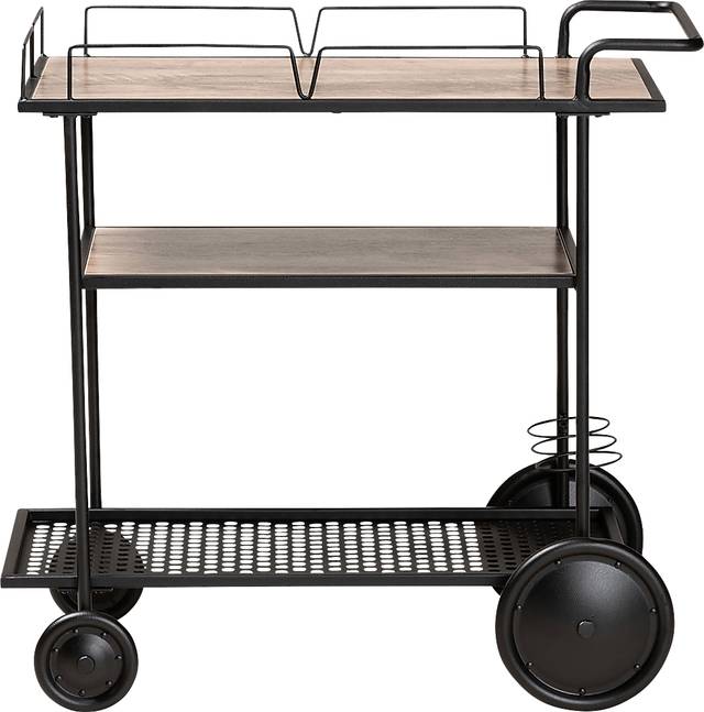 Tunbridge Black Bar Cart - Thumbnail - Image 3