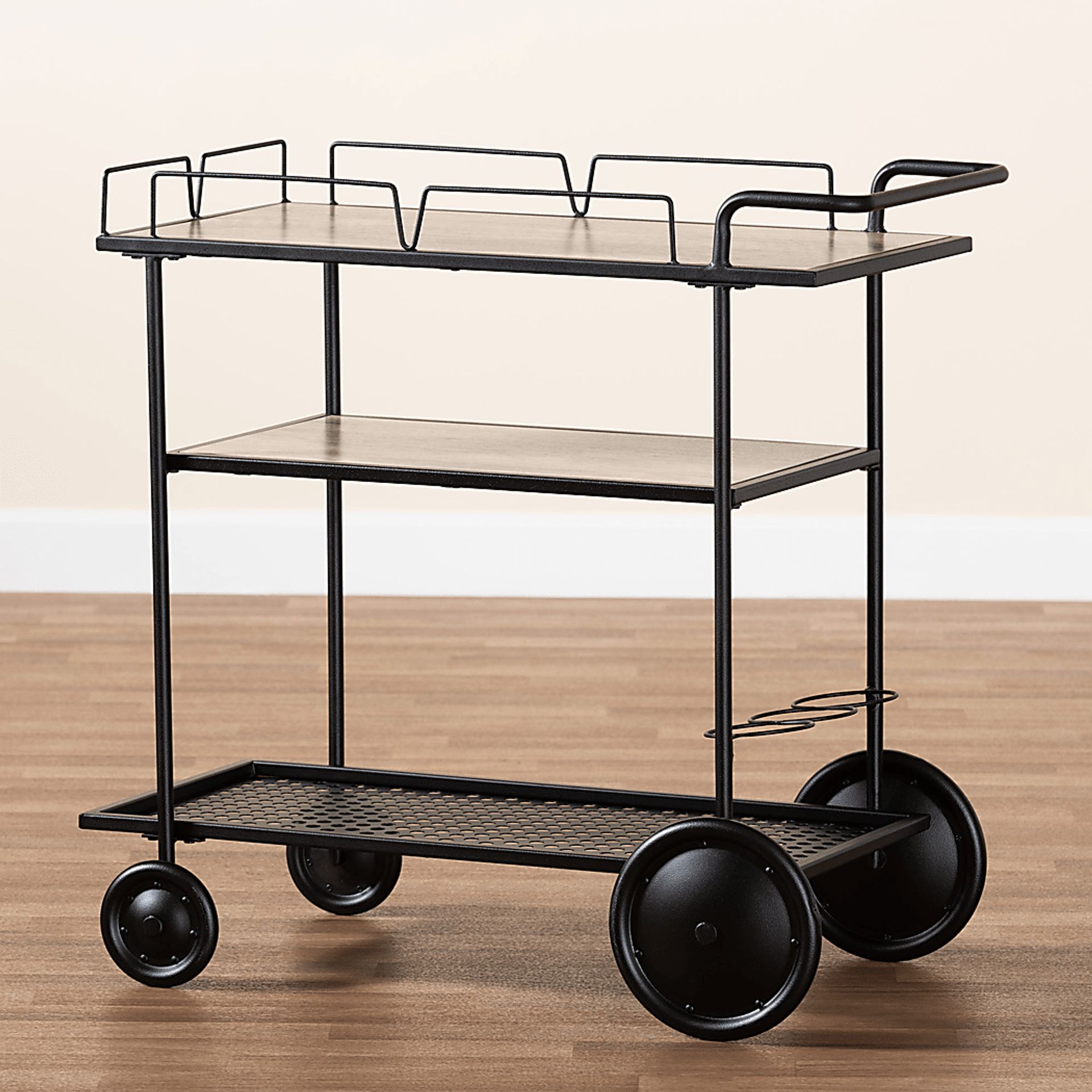 Tunbridge Black Bar Cart - Image 7