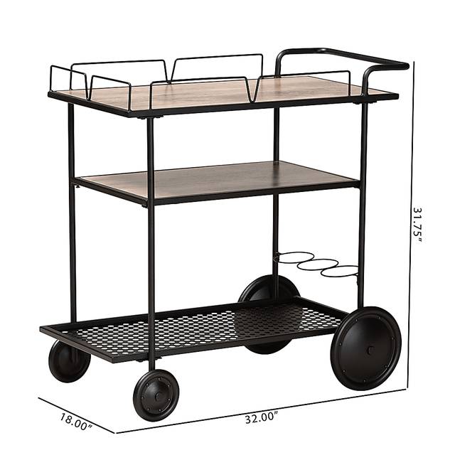 Tunbridge Black Bar Cart - Thumbnail - Image 9