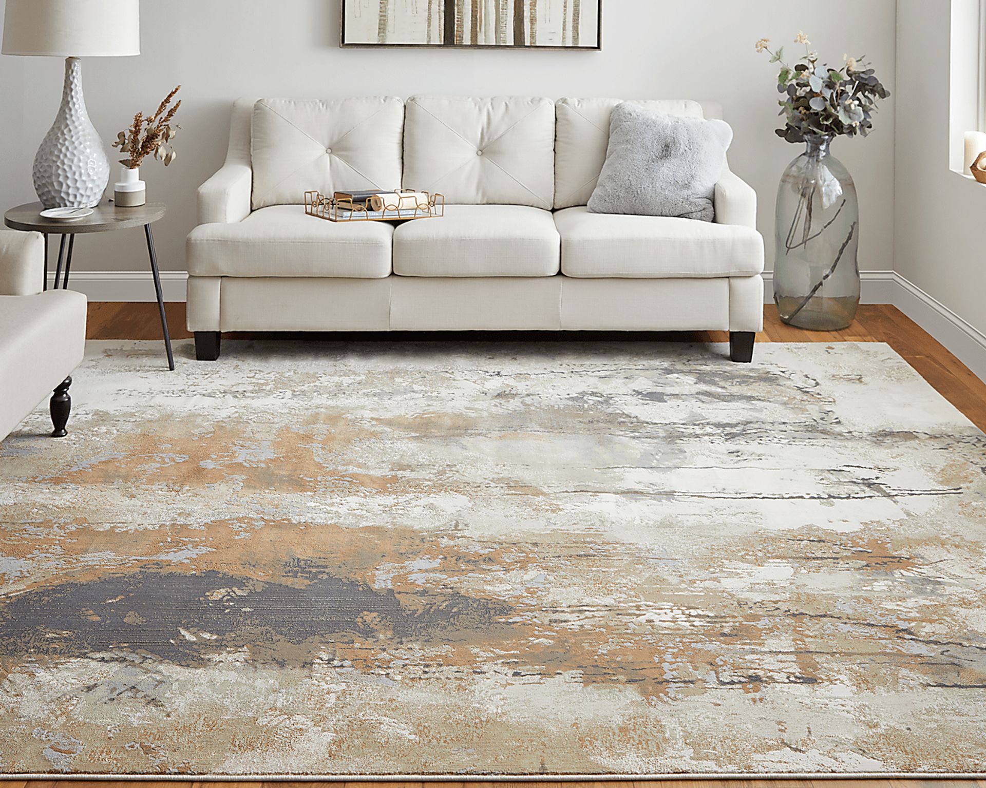 Tuncour Orange 7'9 x 10' Rug - Image 8