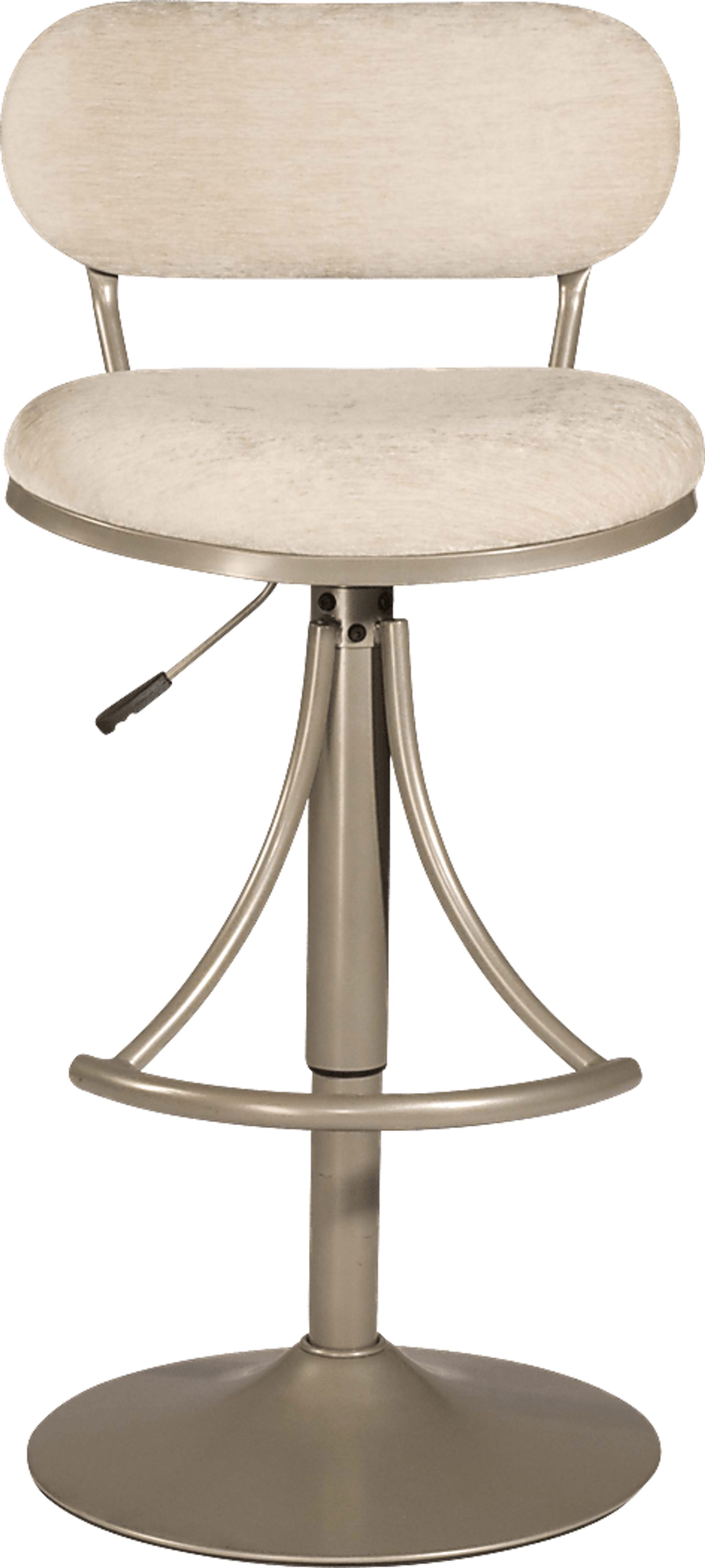 Tunis Champagne Adjustable Swivel Counter Height Stool - Image 3