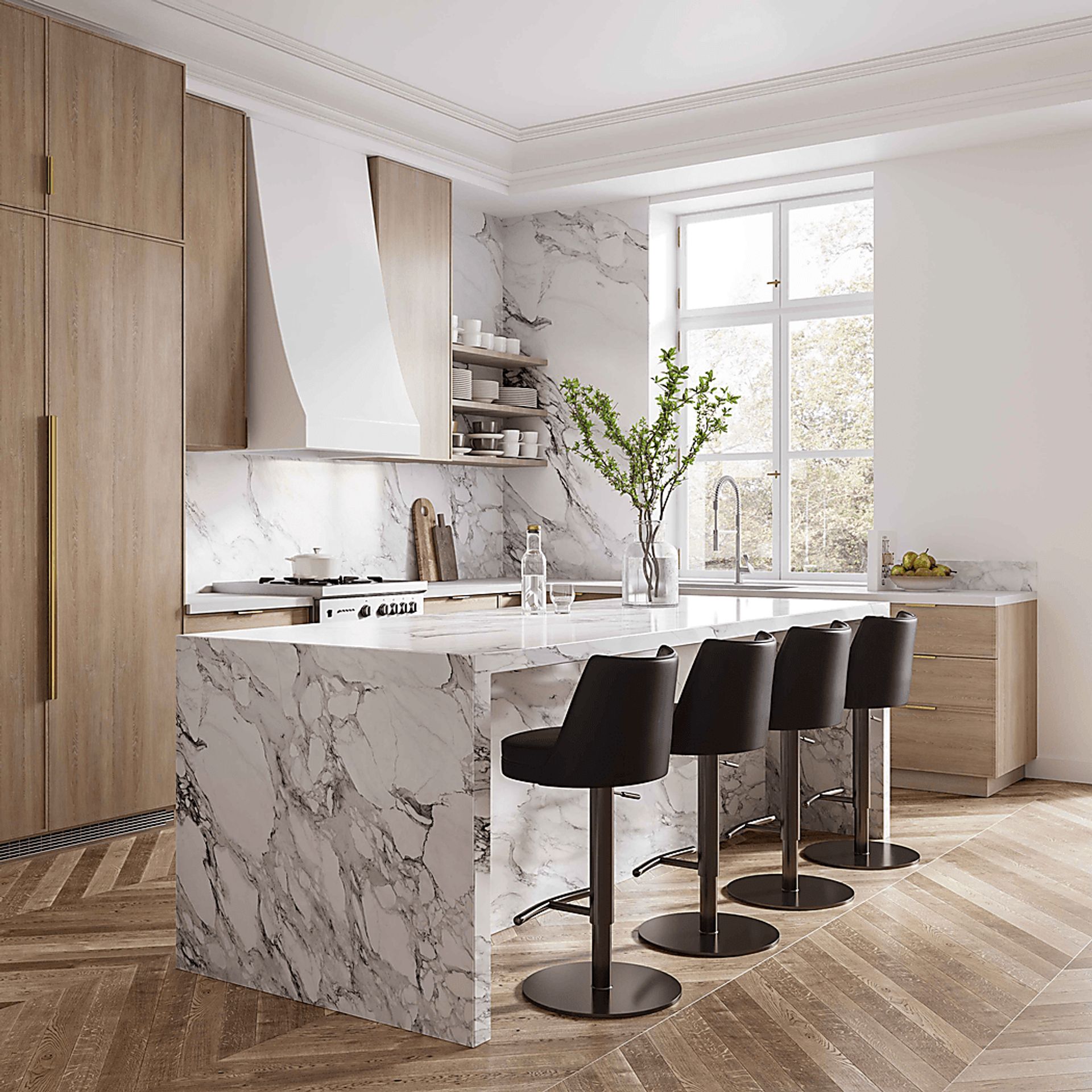Tuolomne Black Adjustable Barstool - Image 2