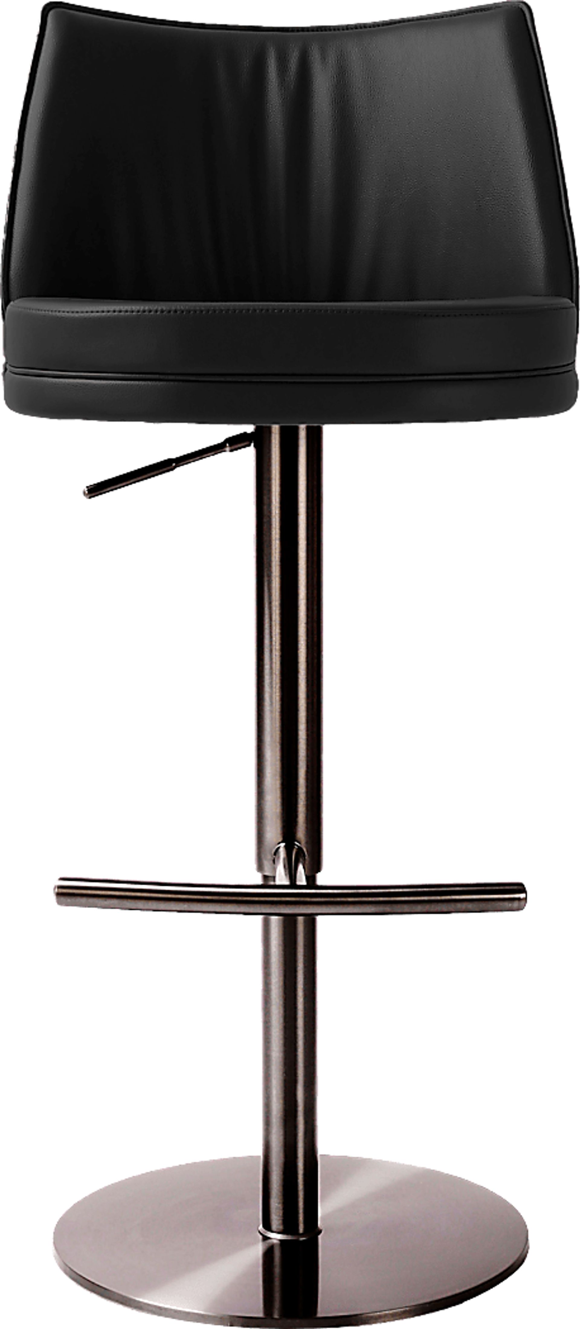 Tuolomne Black Adjustable Barstool - Image 3