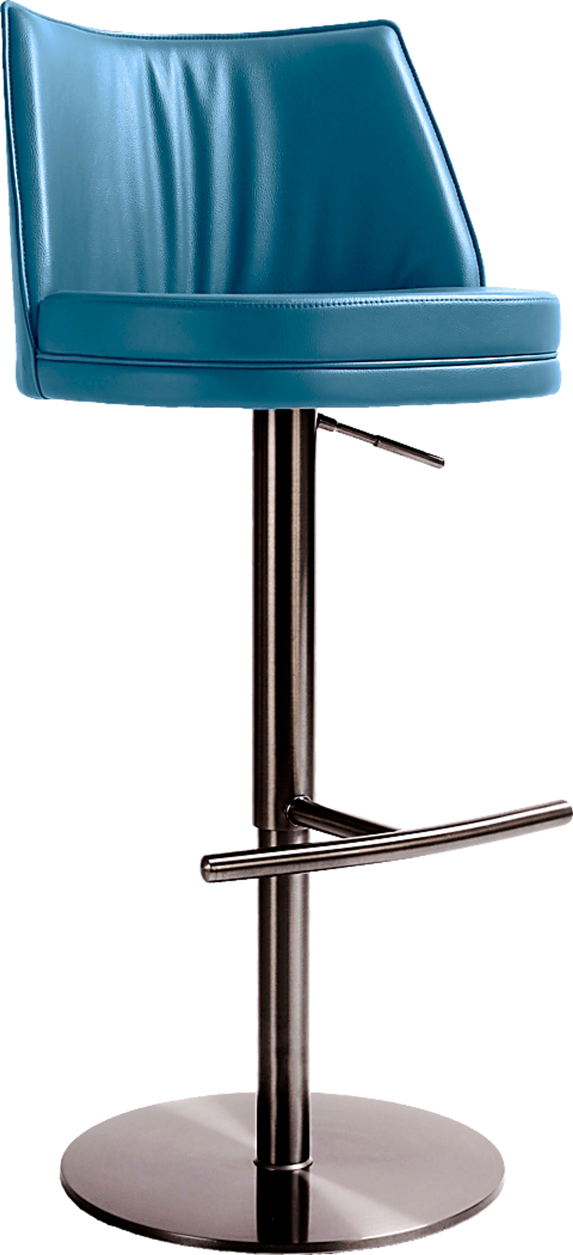 Tuolomne Blue Adjustable Barstool - Image 1
