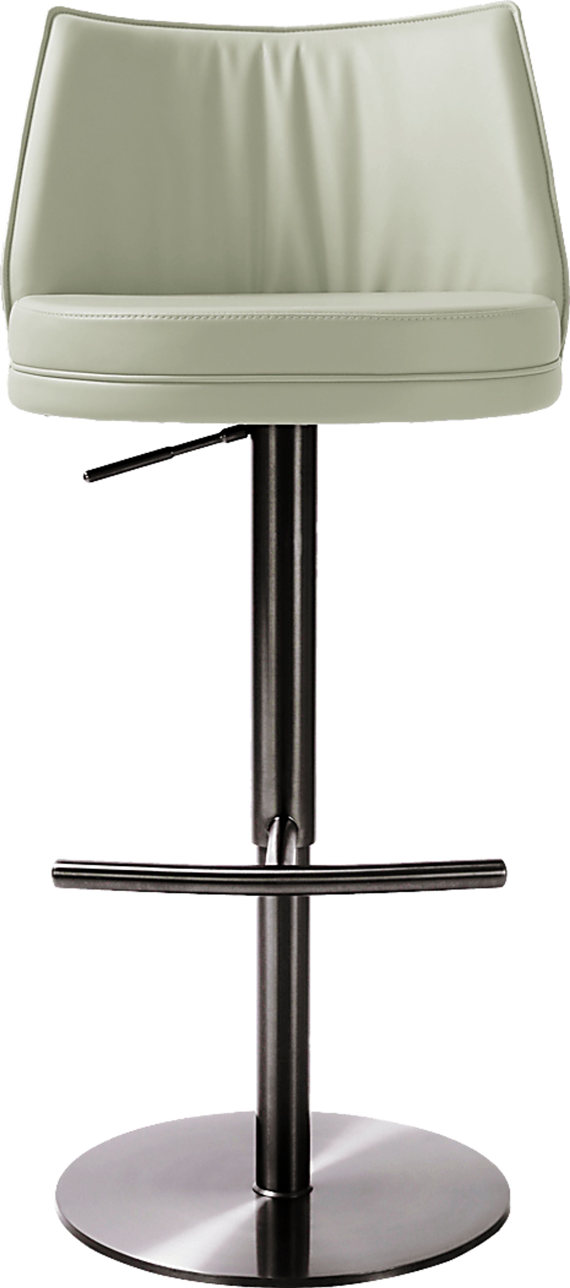 Tuolomne Light Gray Adjustable Barstool - Image 3