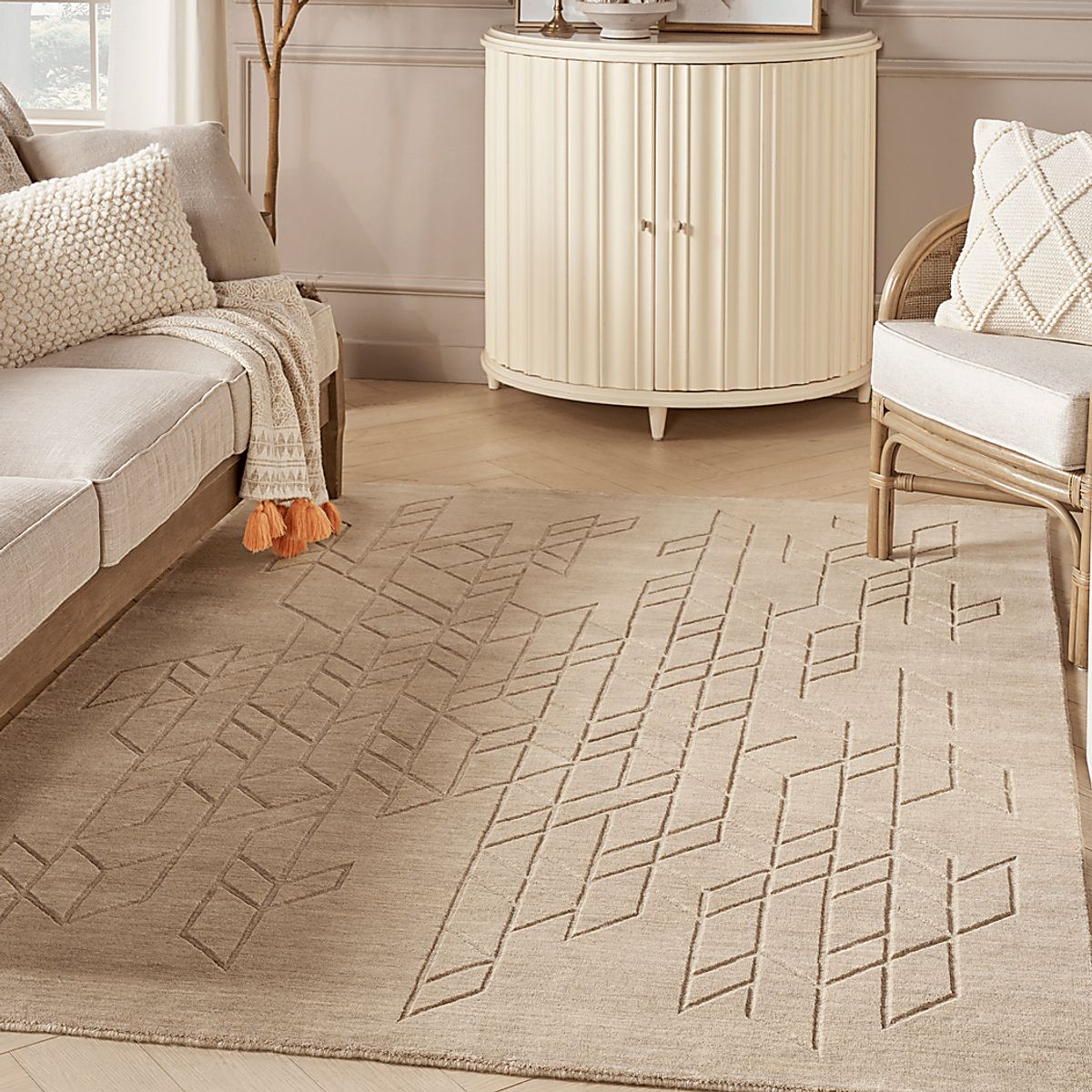 Rug Boutique Tupelo Beige | Rooms to Go
