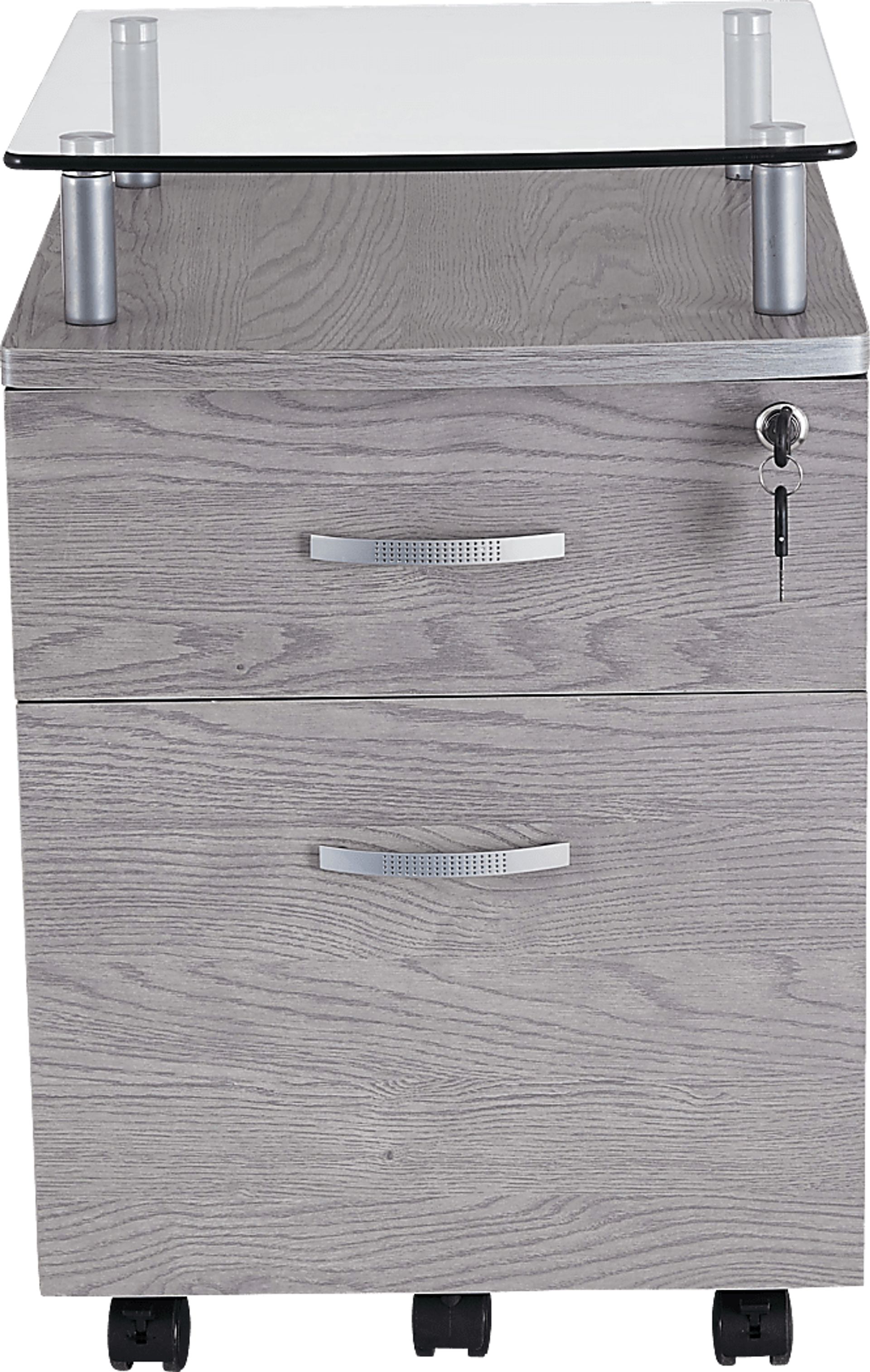 Turdale Gray File Cabinet - Image 5