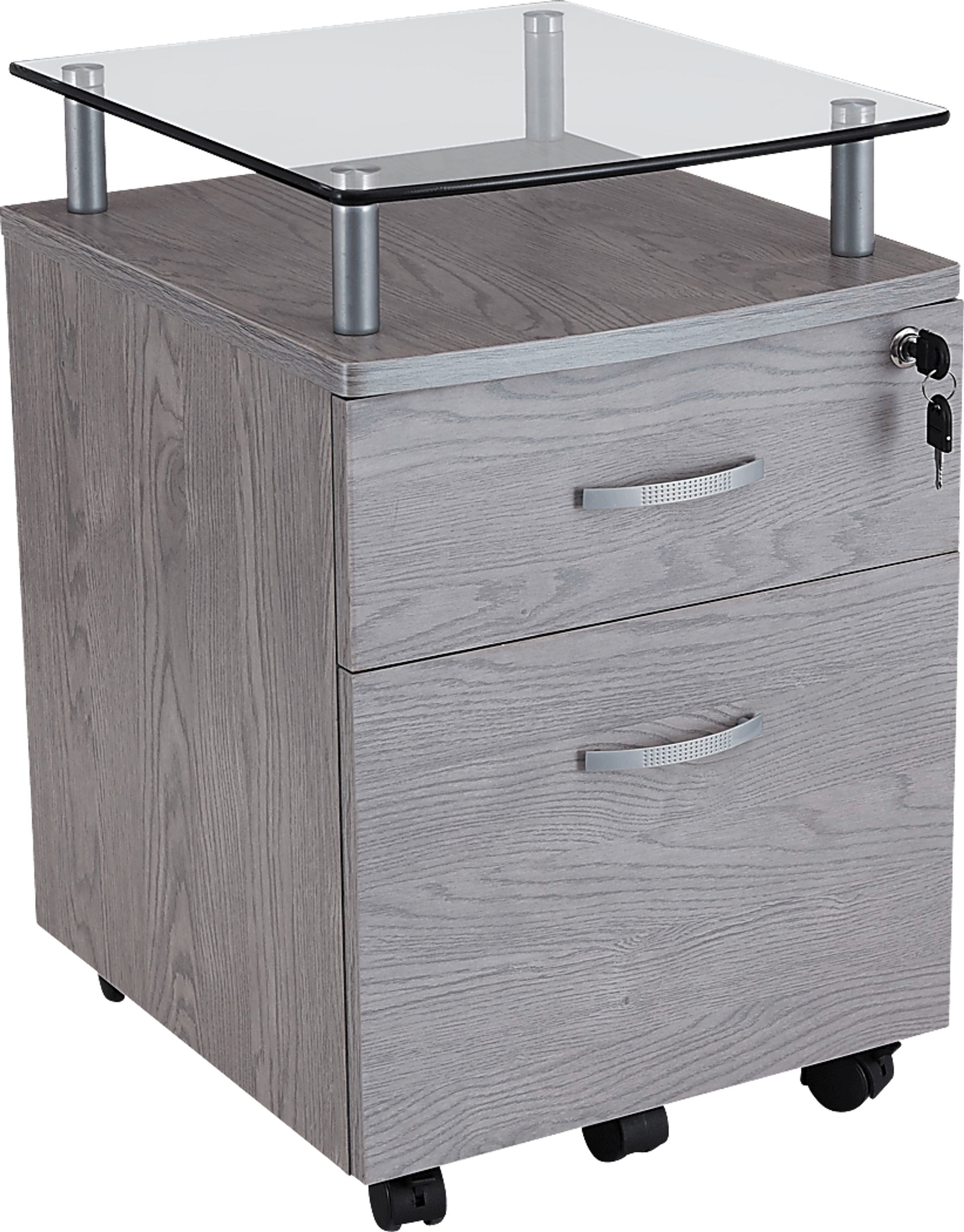 Turdale Gray File Cabinet - Image 1