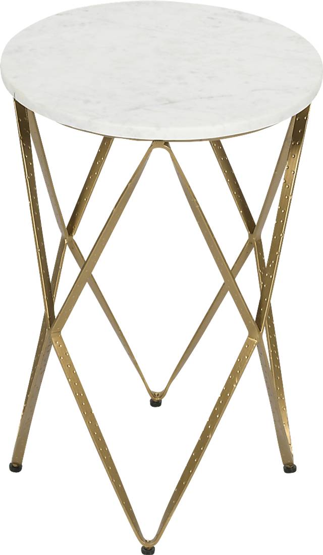 Turnbuoy White Accent Table - Thumbnail - Image 3