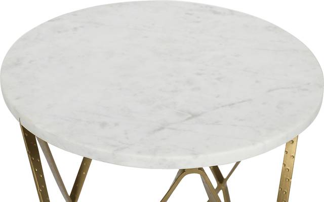 Turnbuoy White Accent Table - Thumbnail - Image 4