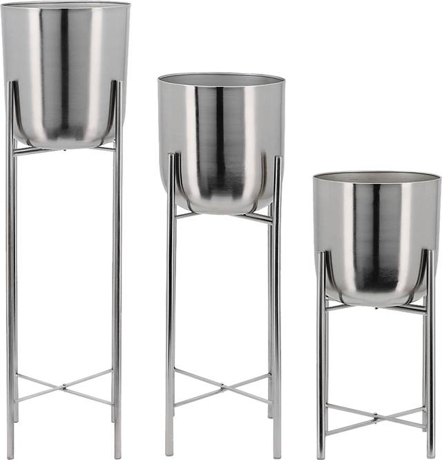 Turnham Silver Planter, Set of 3 - Thumbnail - Image 1