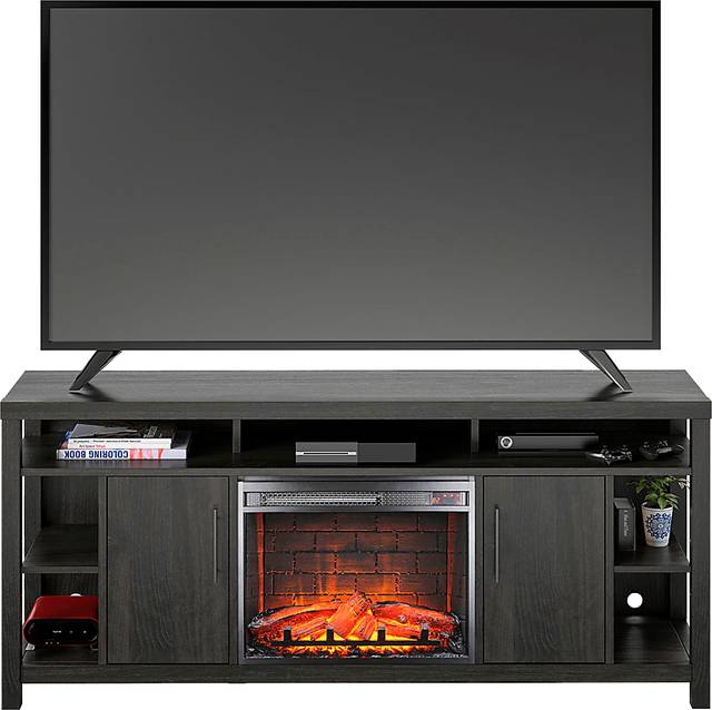 Turrell Espresso 68 in. Console with Electric Fireplace - Thumbnail - Image 5