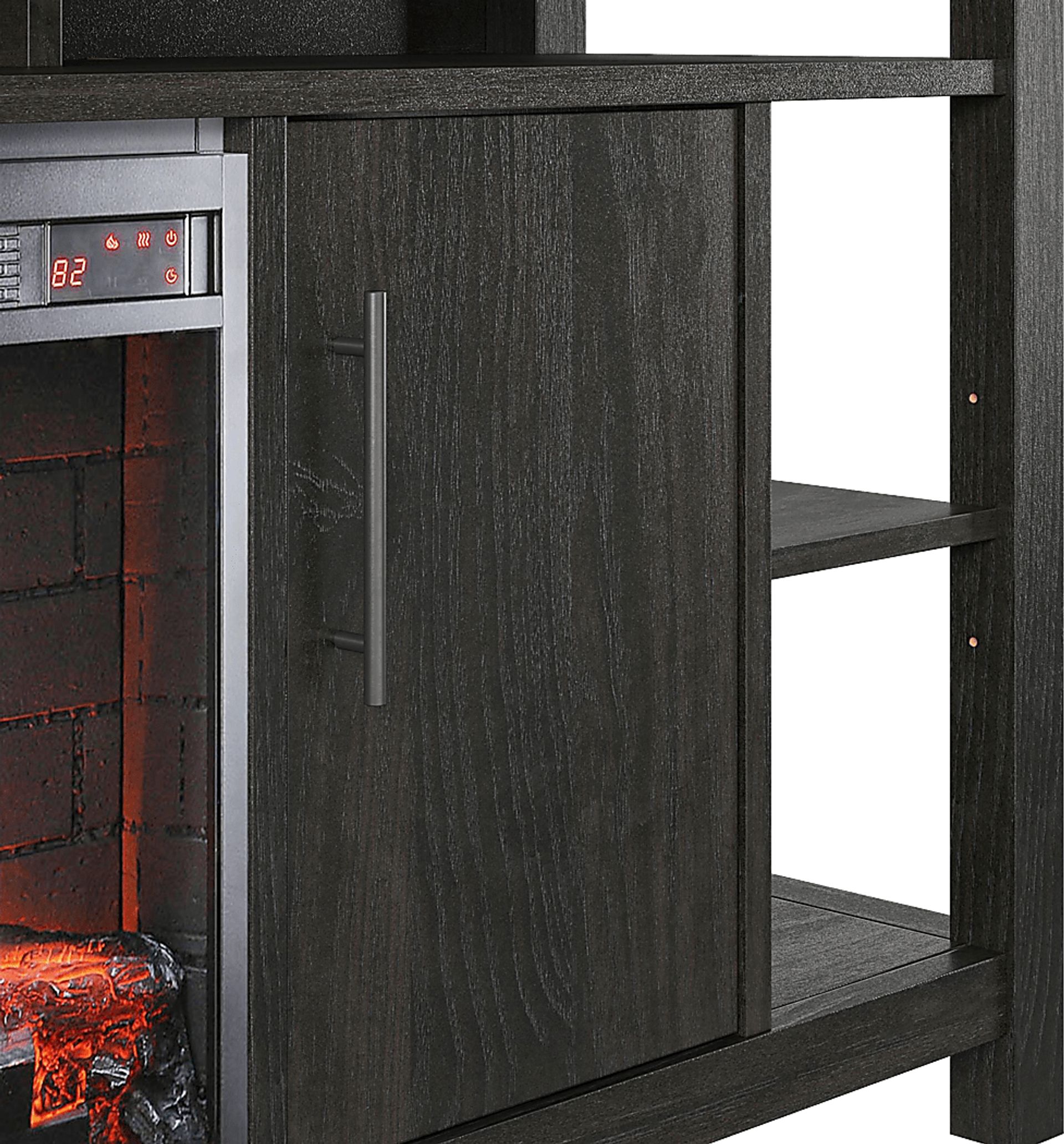Turrell Espresso 68 in. Console with Electric Fireplace - Image 6