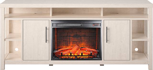 Turrell Ivory 68 in. Console with Electric Fireplace - Thumbnail - Image 6