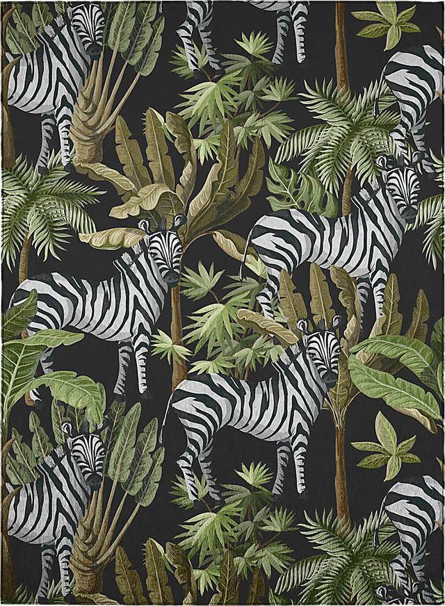 Tuscadora Black 8' x 10' Rug - Thumbnail - Image 1