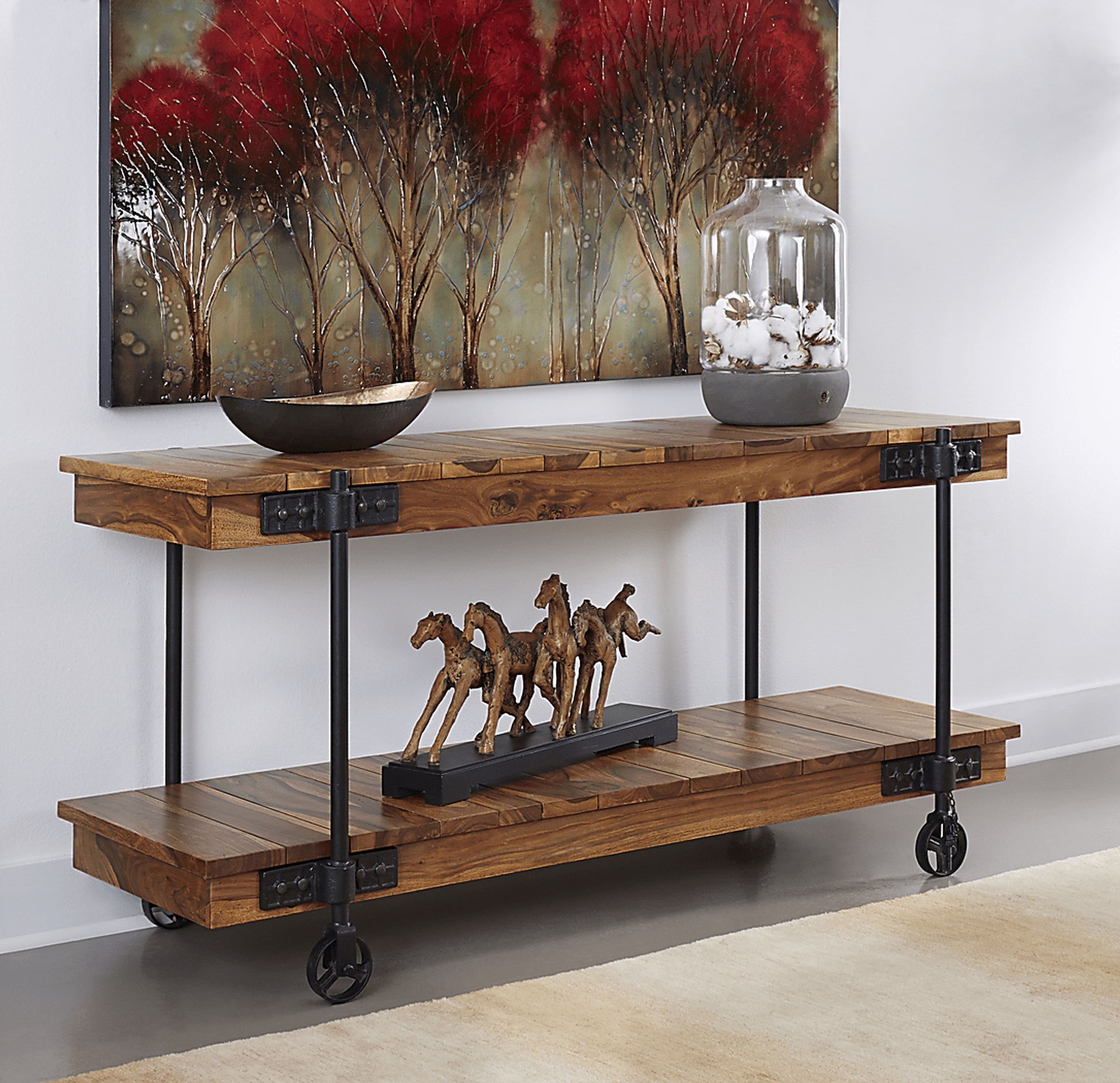 Tuscumbia Brown Console Table - Image 2