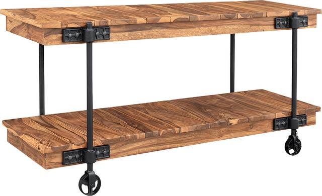 Tuscumbia Brown Console Table - Thumbnail - Image 1