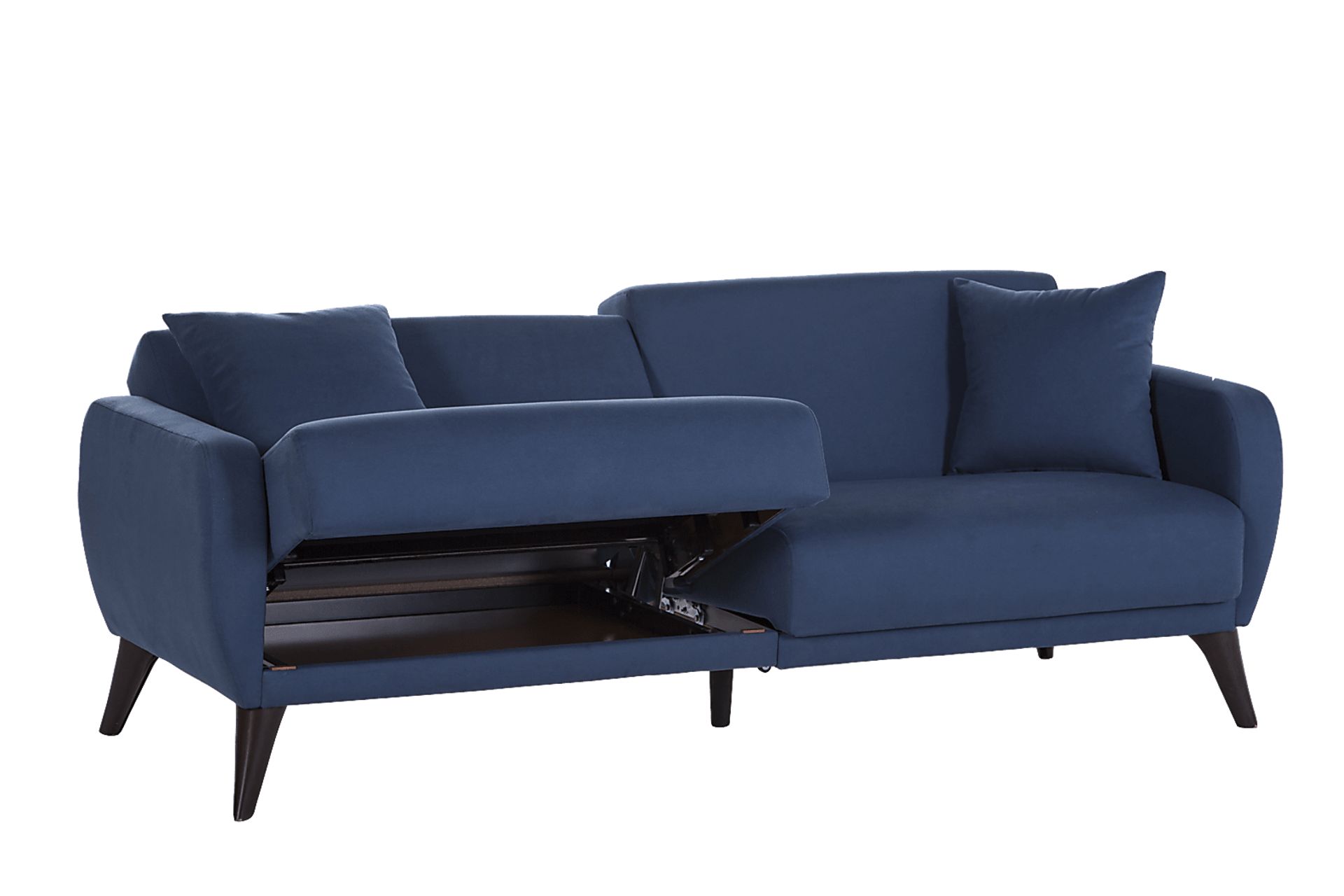 Tusico Blue Sleeper Sofa - Image 3