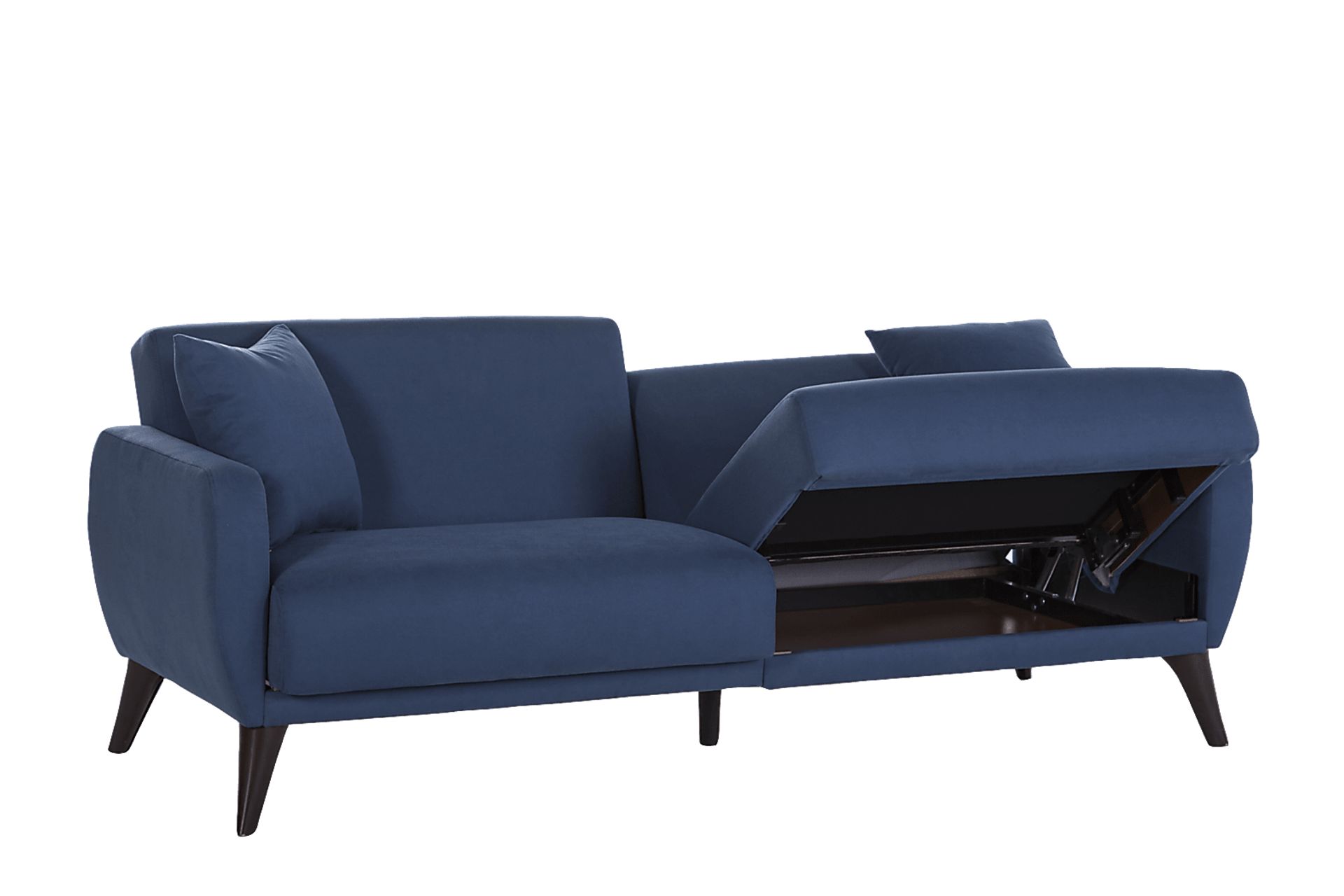 Tusico Blue Sleeper Sofa - Image 4