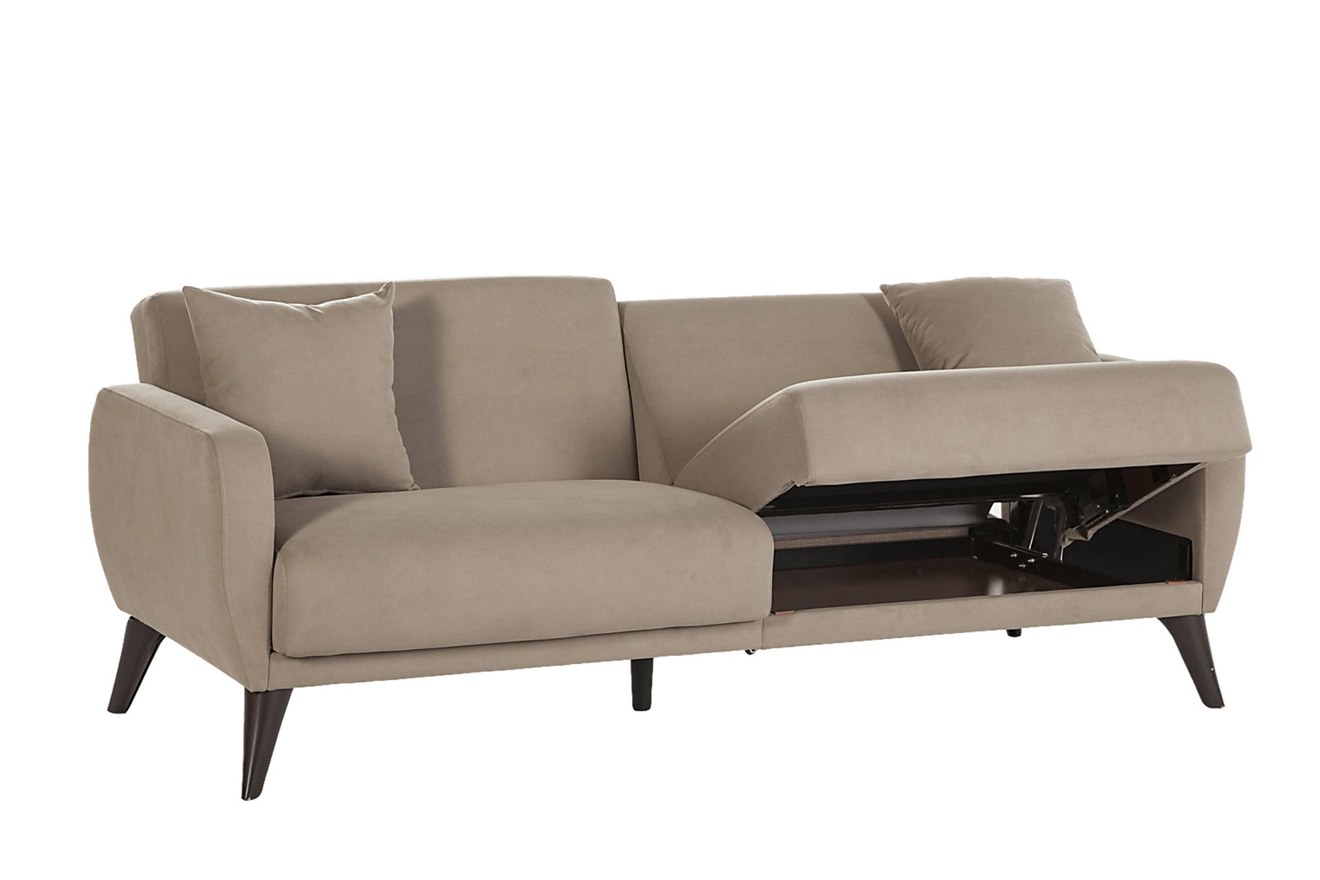 Tusico Taupe Sleeper Sofa - Image 4