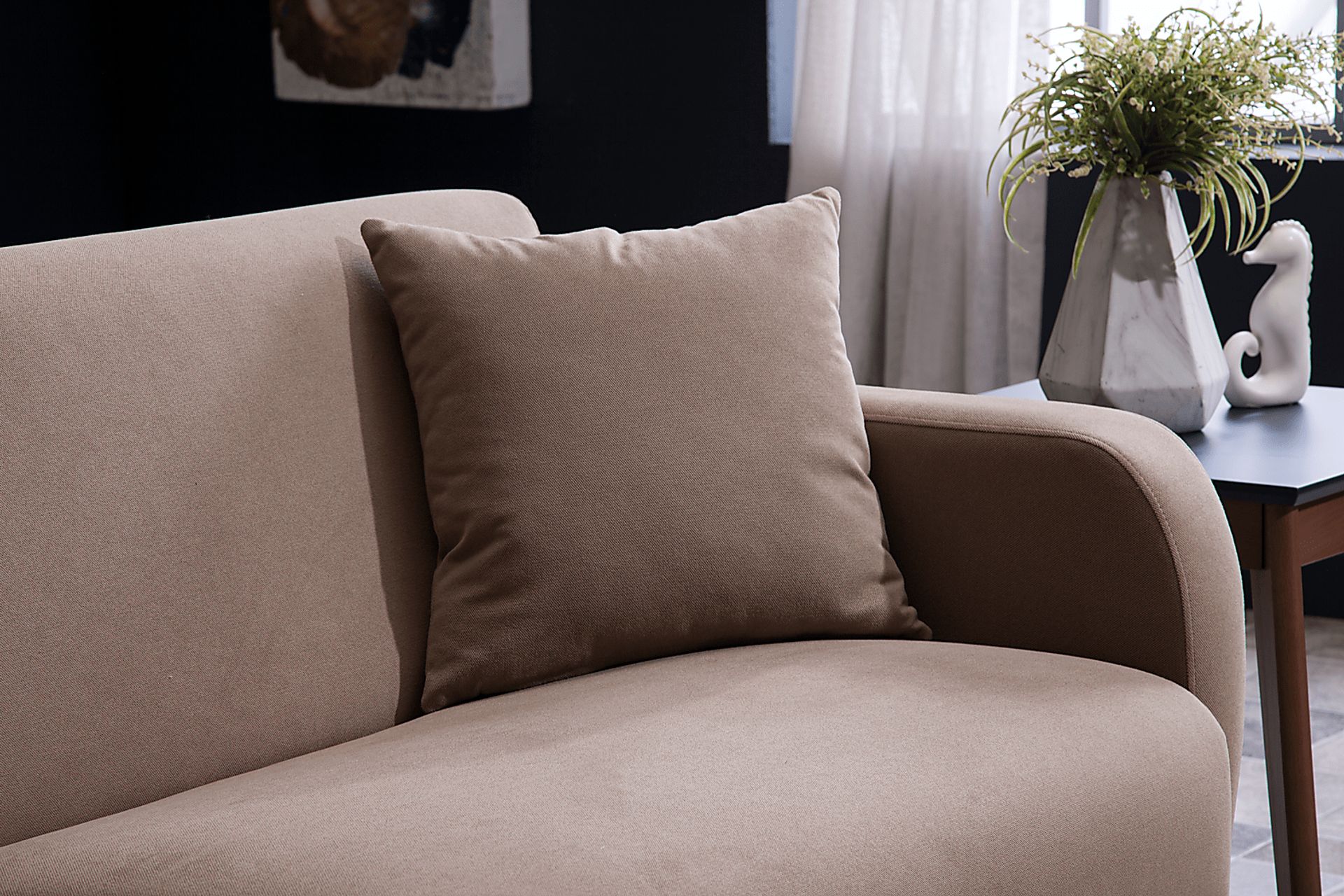Tusico Taupe Sleeper Sofa - Image 10