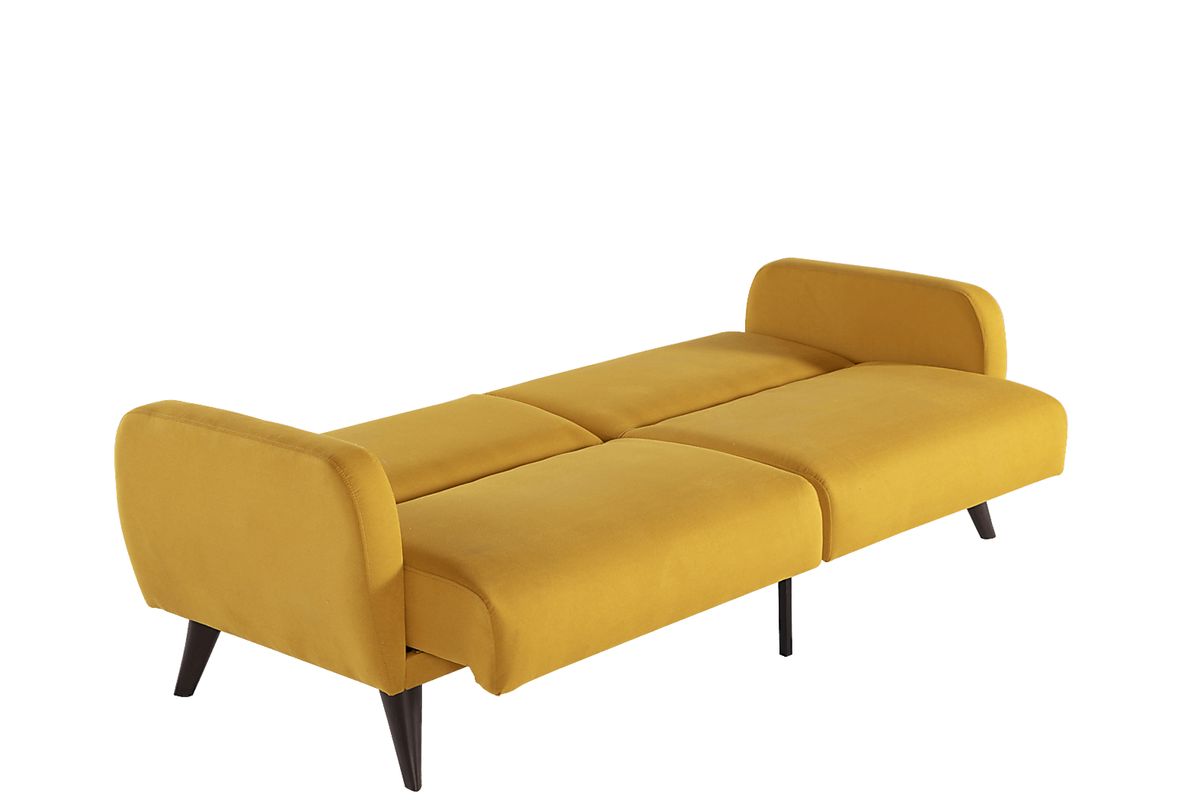 Tusico Yellow Polyester Fabric Sleeper | Rooms to Go