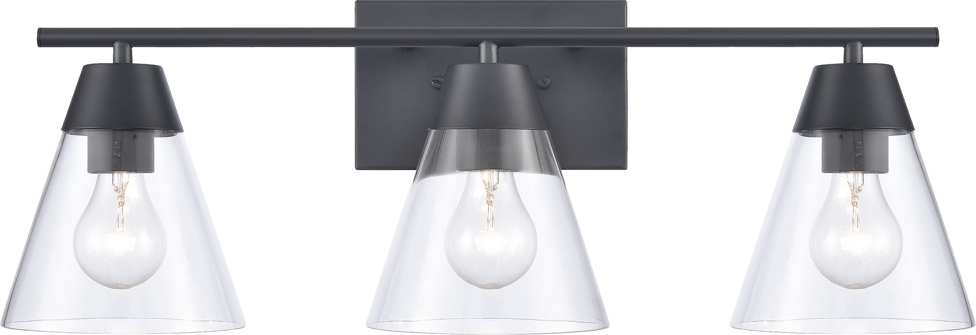Tuskegee Cave Black Sconce - Image 1