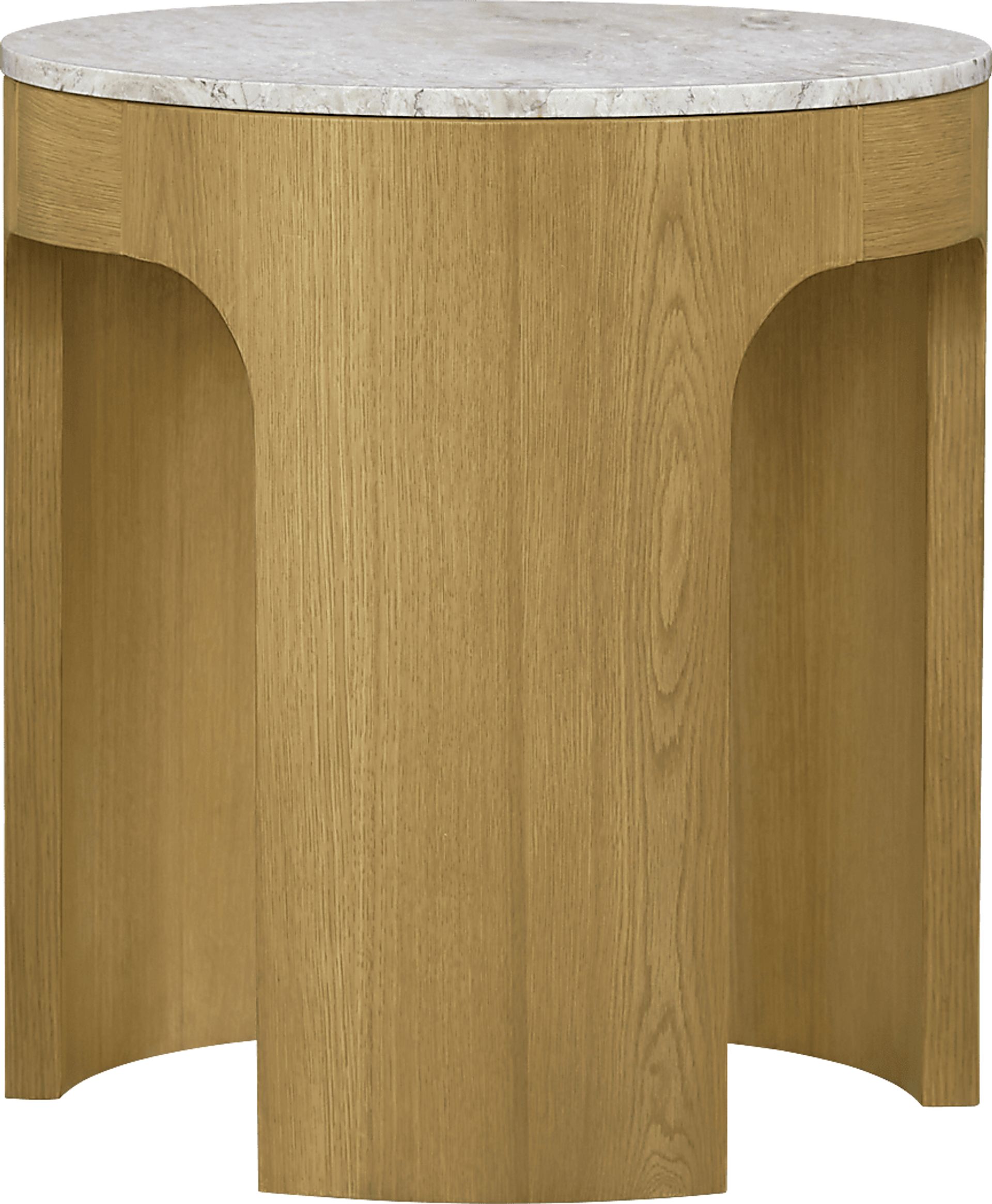 Tuslen White/Brown End Table - Image 5