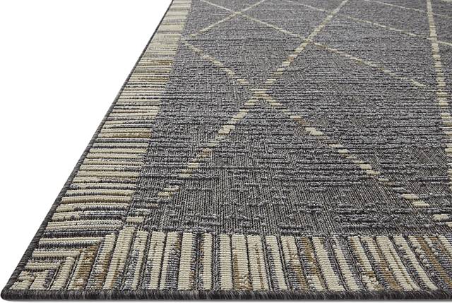 Tustin Slate 5'3 x 7' Indoor/Outdoor Rug - Thumbnail - Image 2
