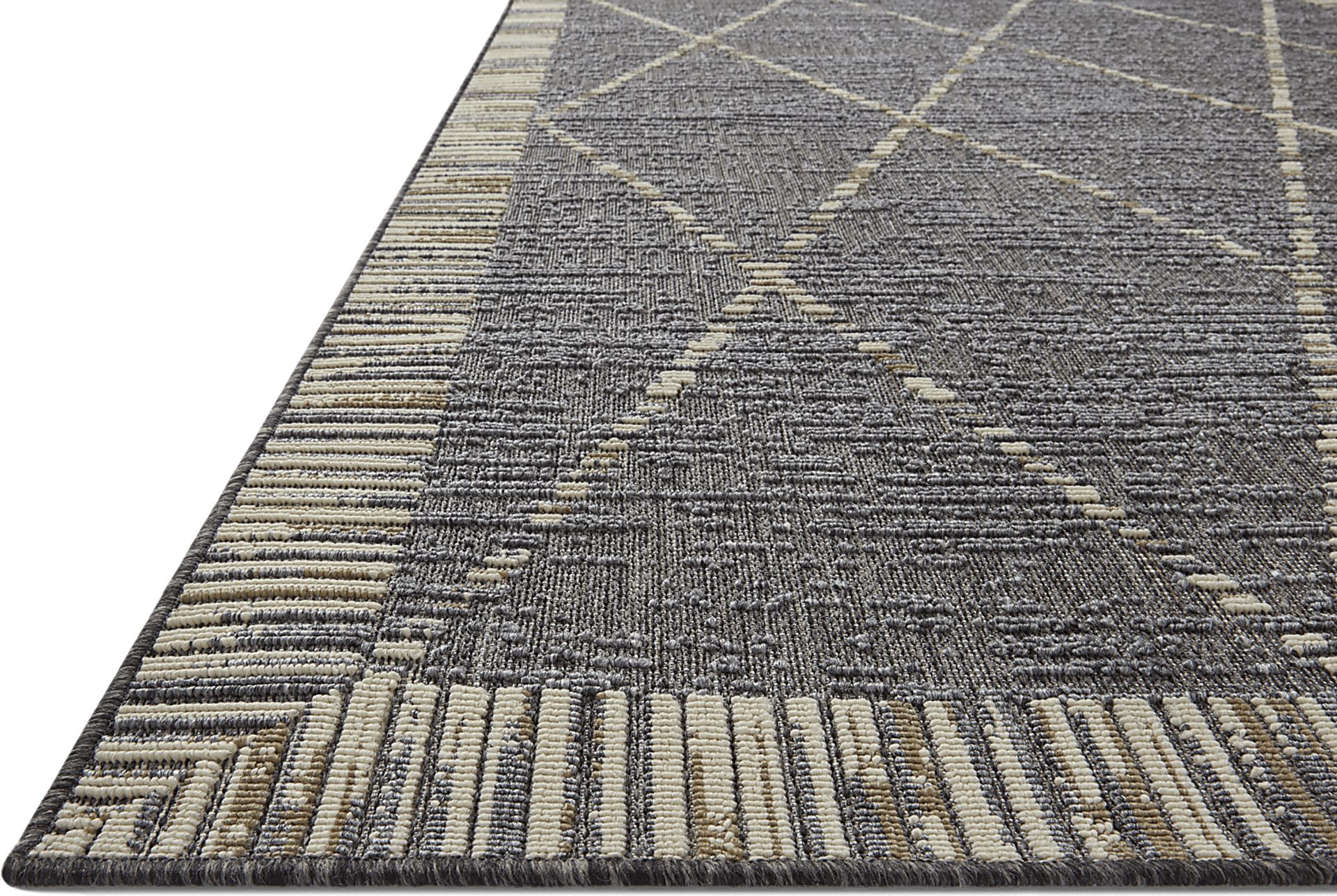 Tustin Slate 5'3 x 7' Indoor/Outdoor Rug - Image 2