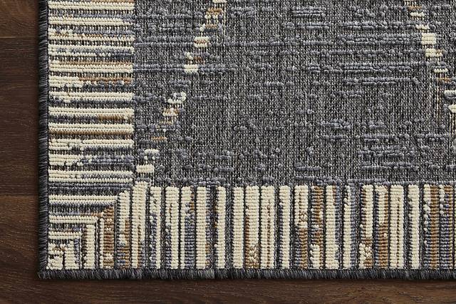 Tustin Slate 5'3 x 7' Indoor/Outdoor Rug - Thumbnail - Image 3