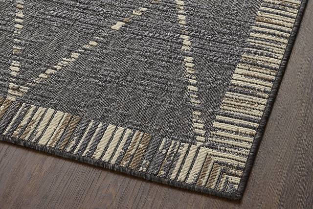 Tustin Slate 5'3 x 7' Indoor/Outdoor Rug - Thumbnail - Image 4