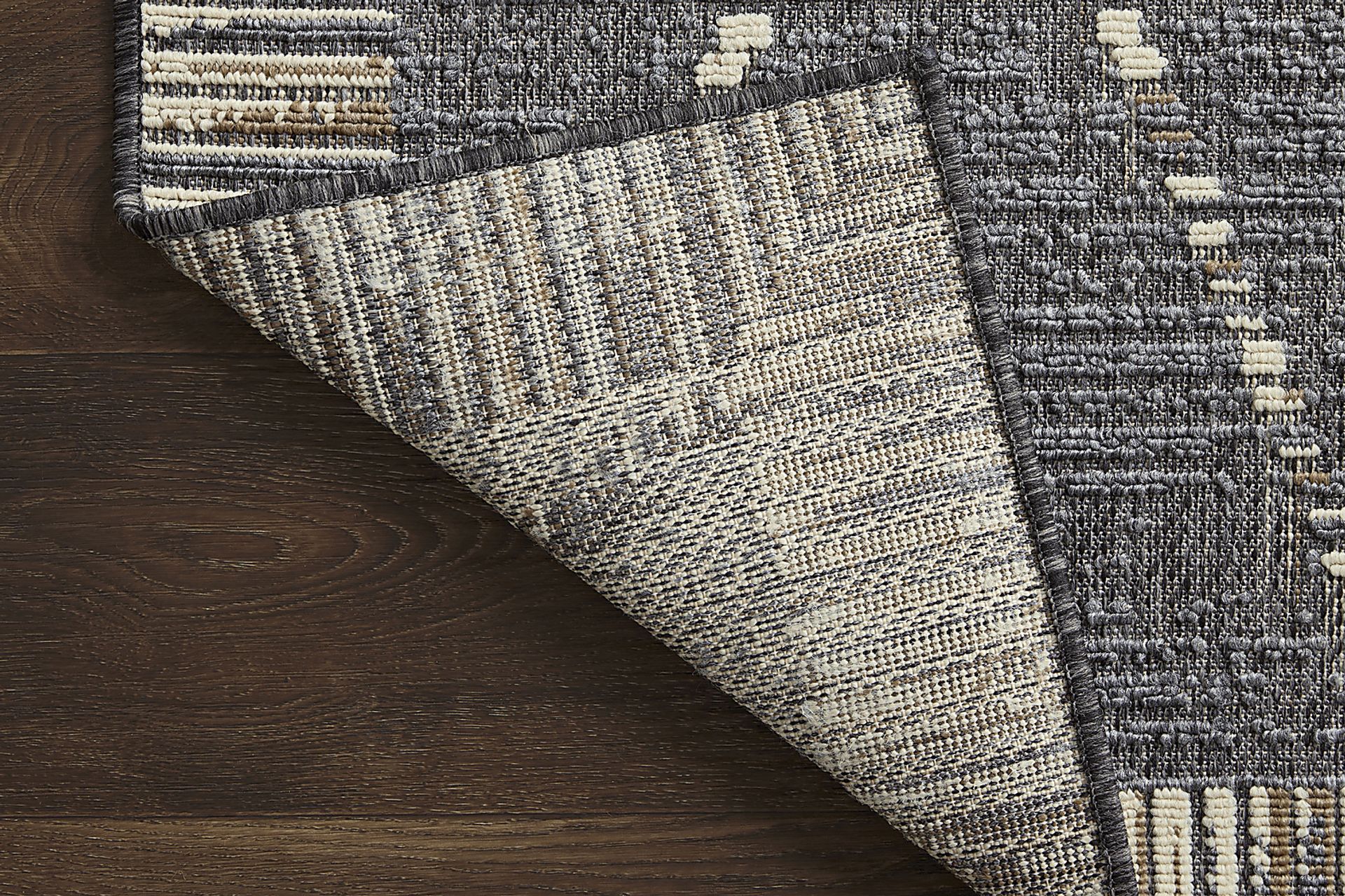Tustin Slate 5'3 x 7' Indoor/Outdoor Rug - Image 5