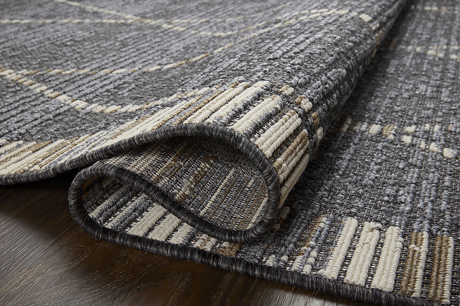 Tustin Slate 5'3 x 7' Indoor/Outdoor Rug - Image 6