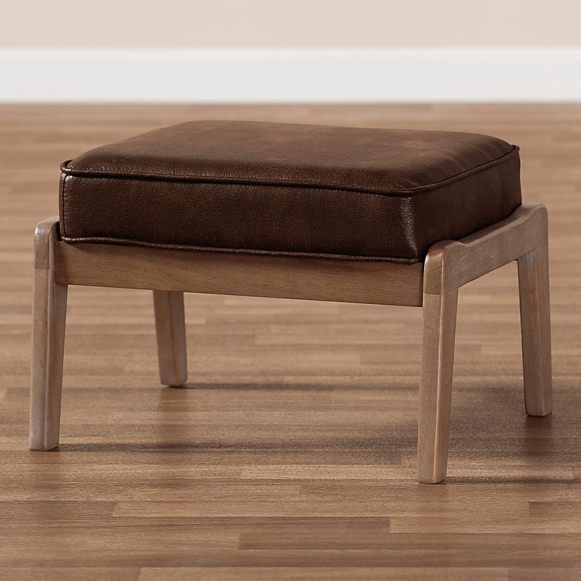 Tuthill Brown Ottoman - Image 5