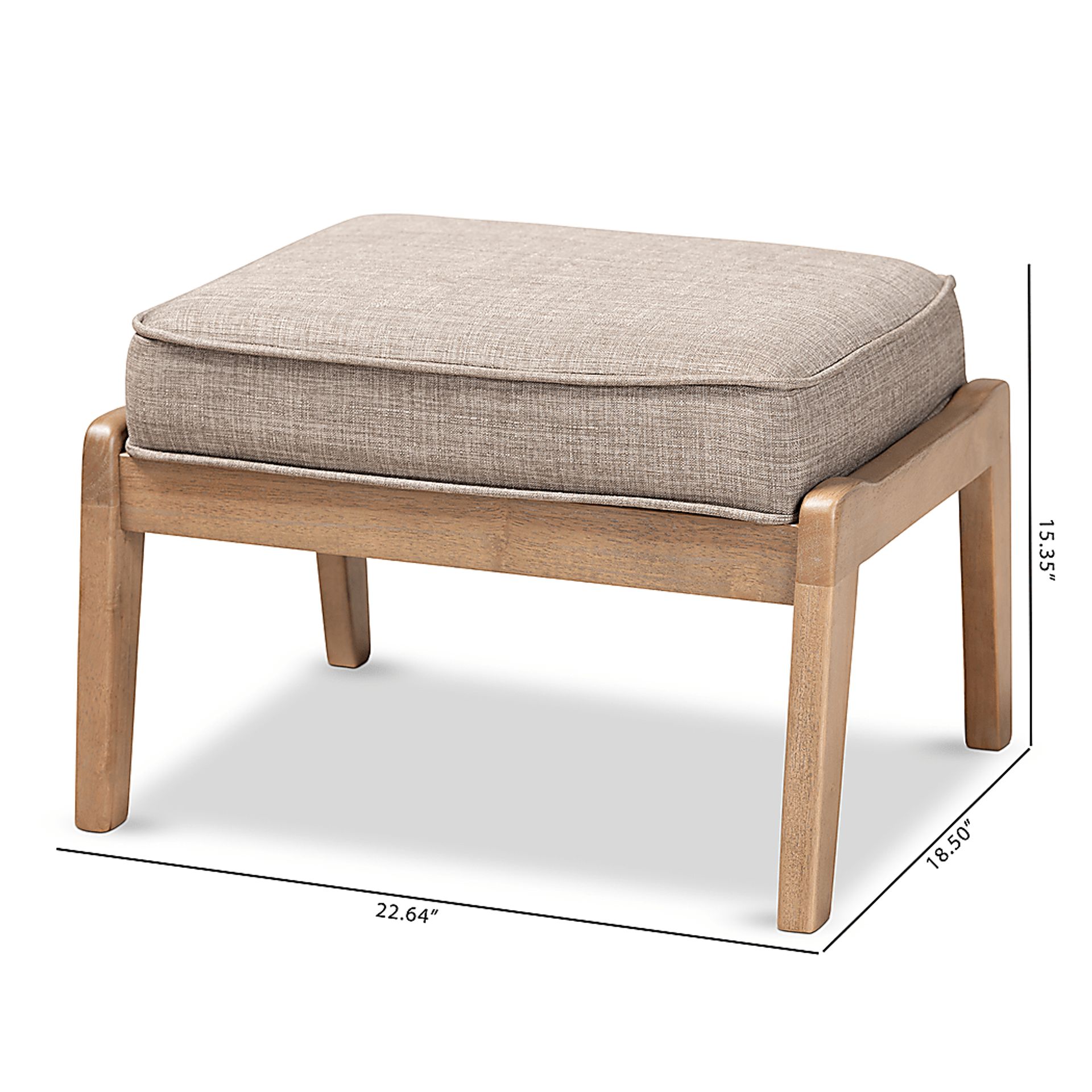 Tuthill Gray Ottoman - Image 6