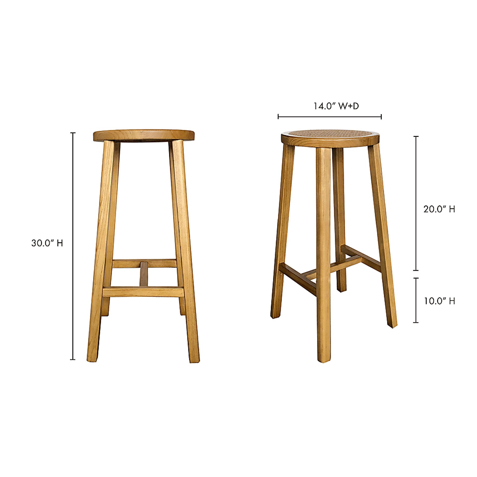 Tweedbrook Natural Bar Stool - Image 5