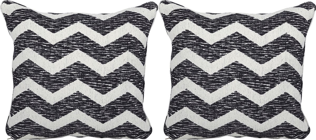 Fast Track Beach Glass Blue Set Of 2 Accent Pillows - Rooms To Go