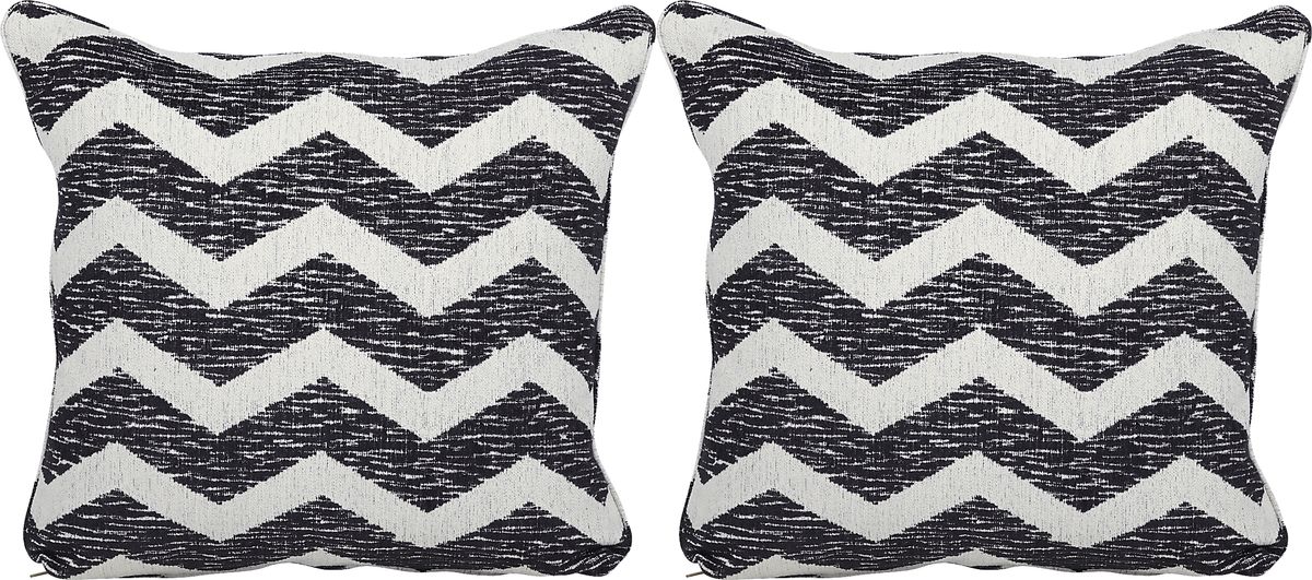 Carter Black Accent Pillow, Home Accents - Accent Pillows