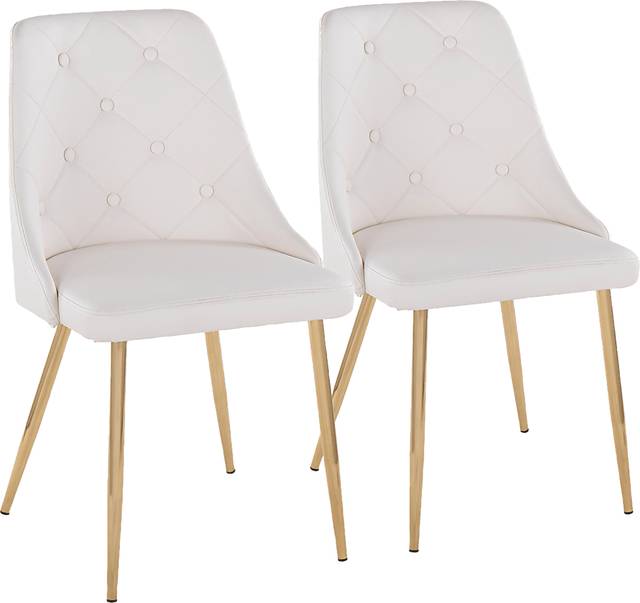 Twikenham White Side Chair, Set of 2 - Thumbnail - Image 1