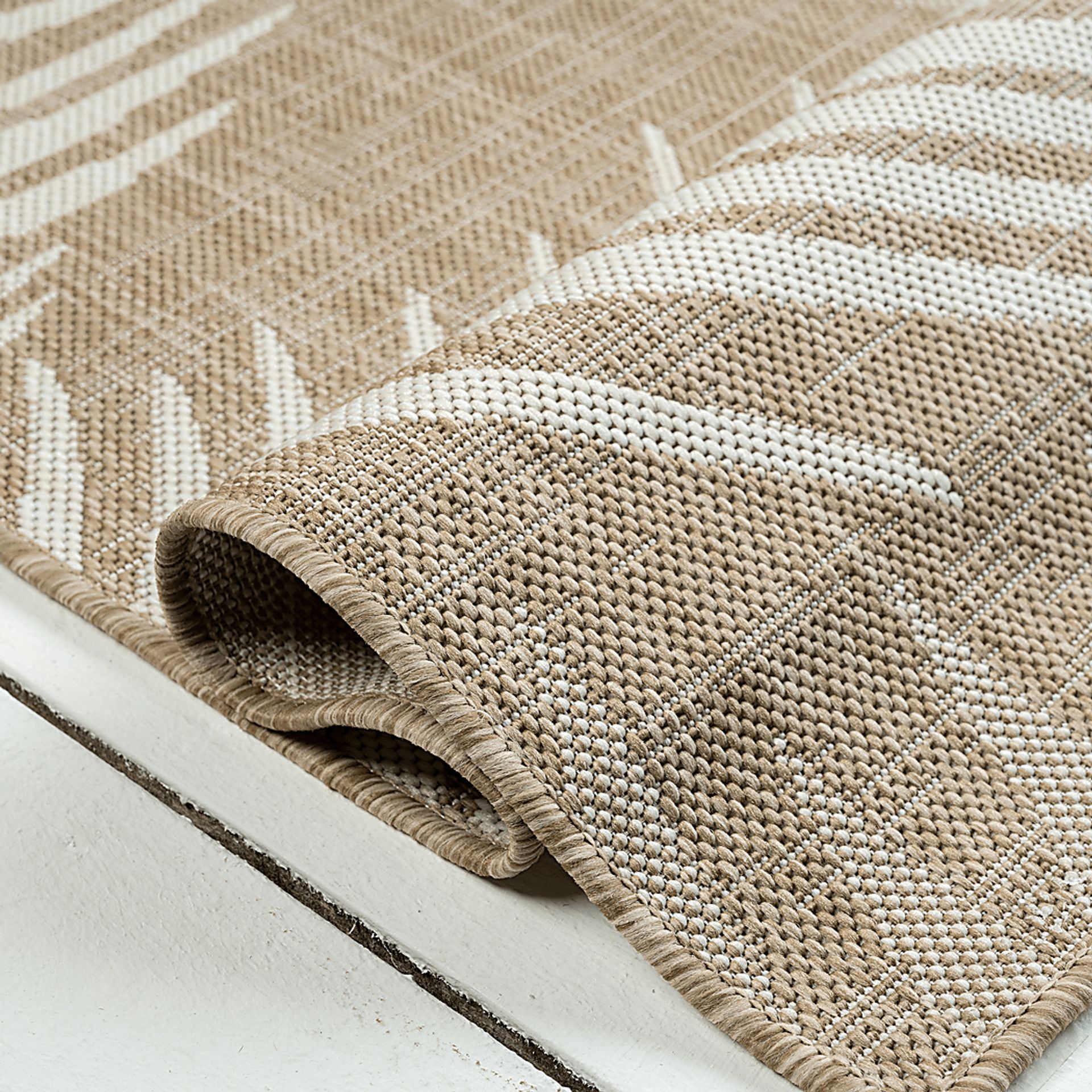 Twilree I Beige 5' x 7' Indoor,Outdoor Rug - Image 5