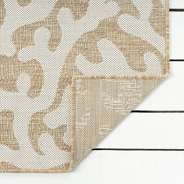 Twilree II Beige 6'6 x 9' Indoor,Outdoor Rug - Thumbnail - Image 7
