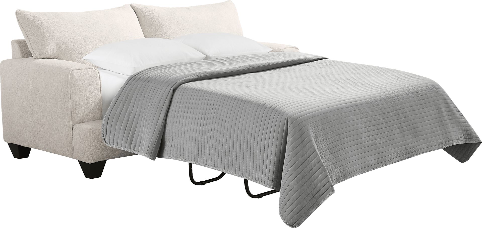 Twin Falls Ivory Sleeper Loveseat - Image 2