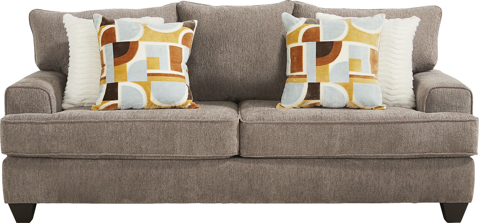 Twin Falls Mink 7 Pc Living Room with Sleeper Sofa - Image 2