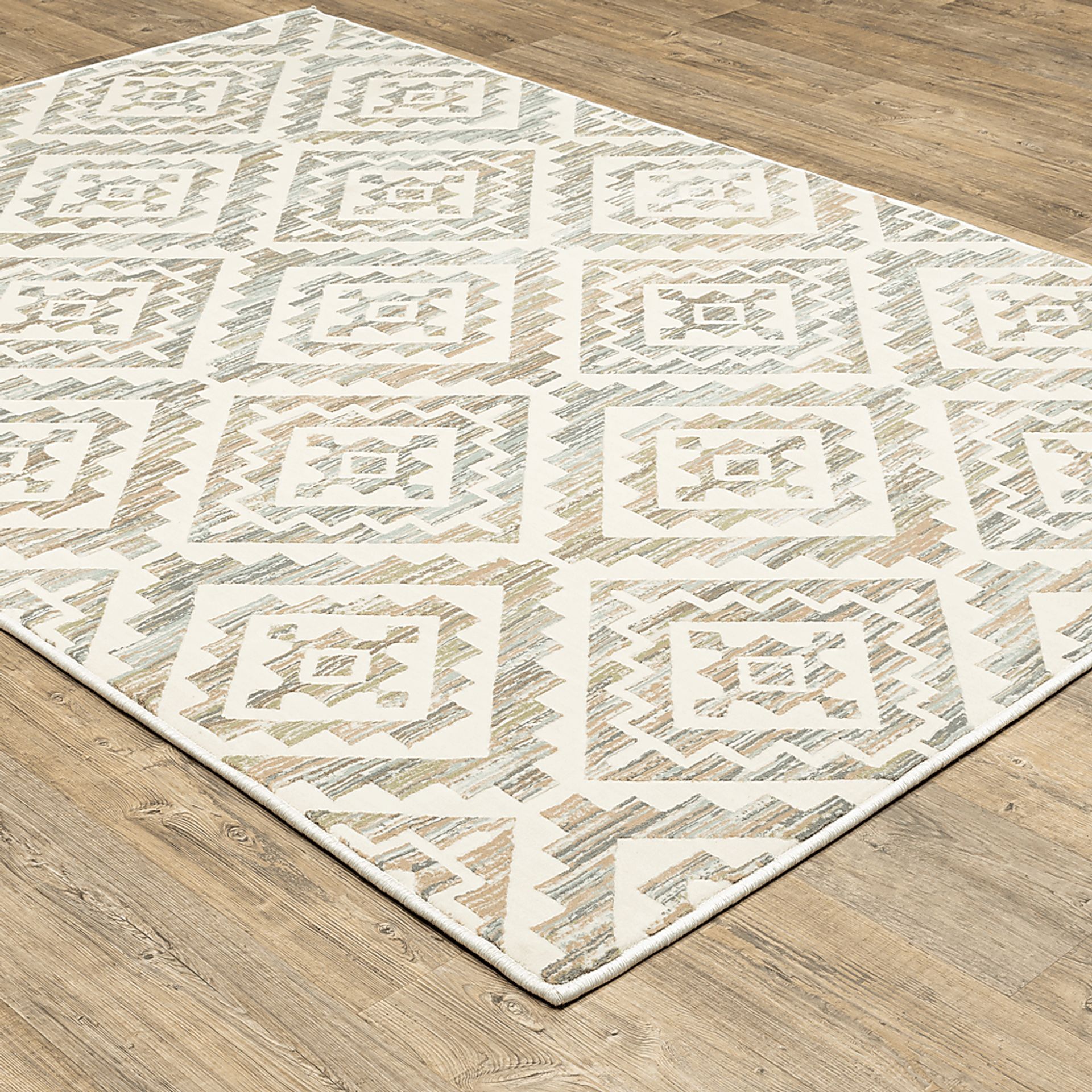 Twin Lake Ivory 6'7 x 9'6 Rug - Image 2
