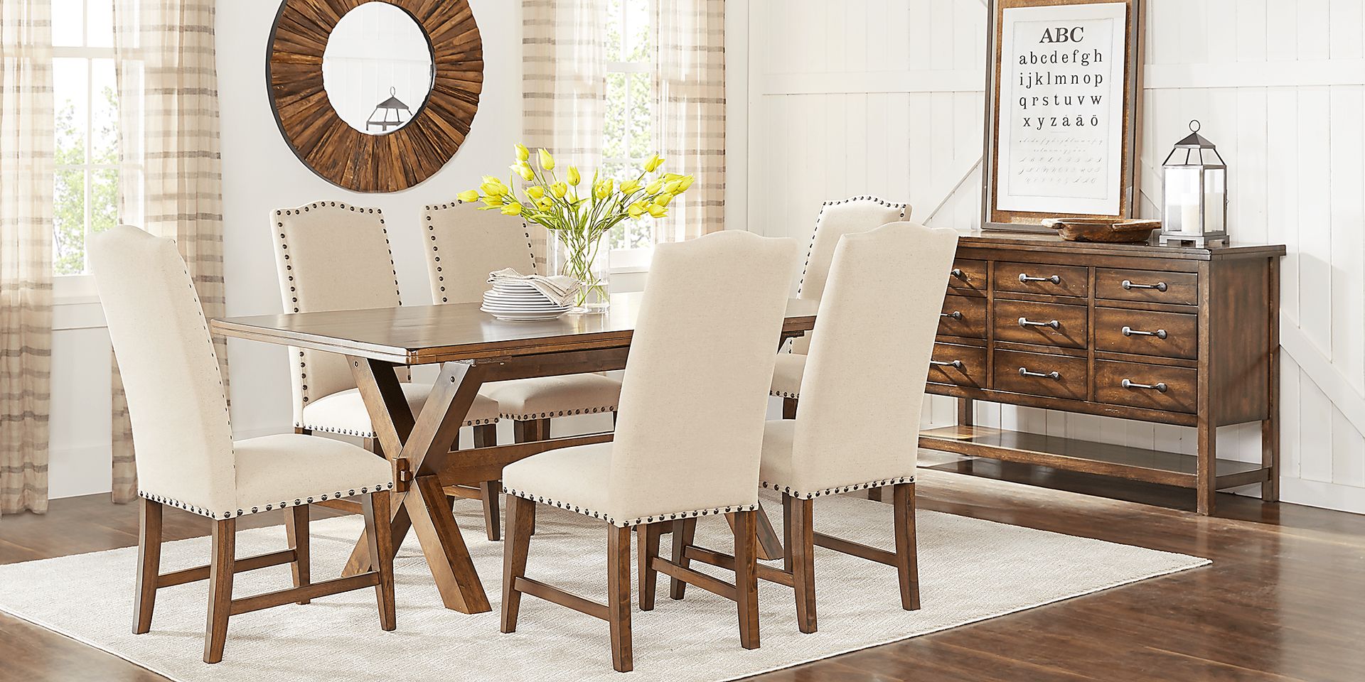 Industrial Court Oatmeal Side Chair - Image 3