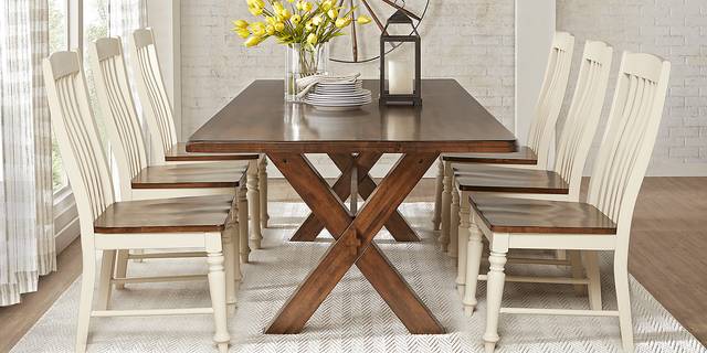 Twin Lakes Brown 5 Pc 72 in. Rectangle Dining Room - Thumbnail - Image 2